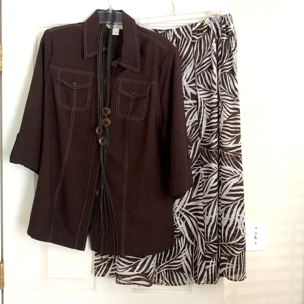 Jacket with skirt
